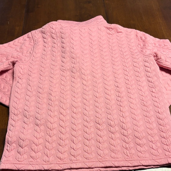 Crewcuts Pink Half-Zip Cable Knit Sweater/Sweatshirt - Picture 6 of 6